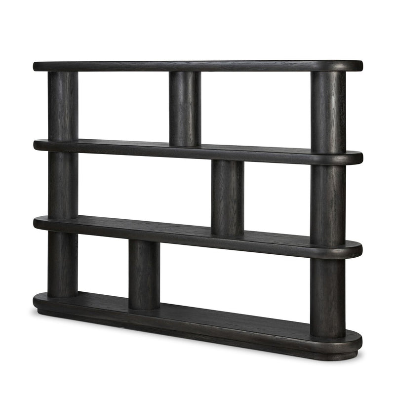 Luciana Bookcase - Ebony Oak