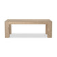 Abaso Dining Table - Whitewash Rustic Wormwood Oak