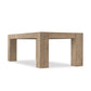 Abaso Dining Table - Whitewash Rustic Wormwood Oak