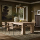 Abaso Dining Table - Whitewash Rustic Wormwood Oak