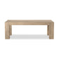Abaso Dining Table - Whitewash Rustic Wormwood Oak