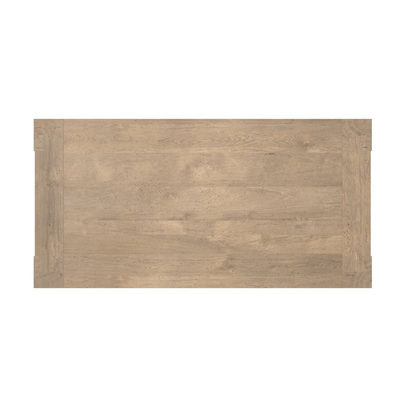 Abaso Dining Table - Whitewash Rustic Wormwood Oak
