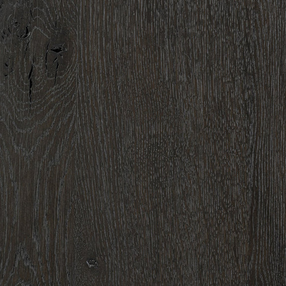 Noeline Wide Bookcase - Smoked Black Oak