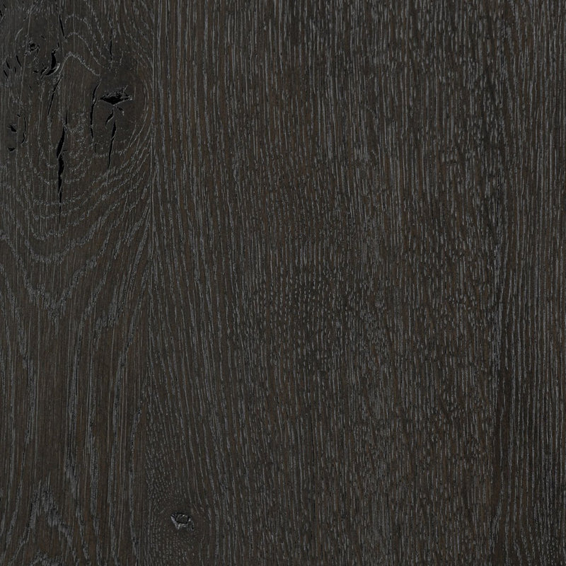 Noeline Wide Bookcase - Smoked Black Oak