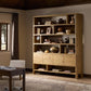 Noeline Wide Bookcase - Worn Oak