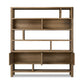 Noeline Wide Bookcase - Worn Oak