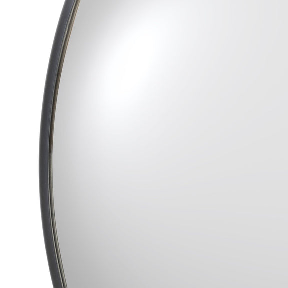 Convex Wall Mirror - Iron Matte Black