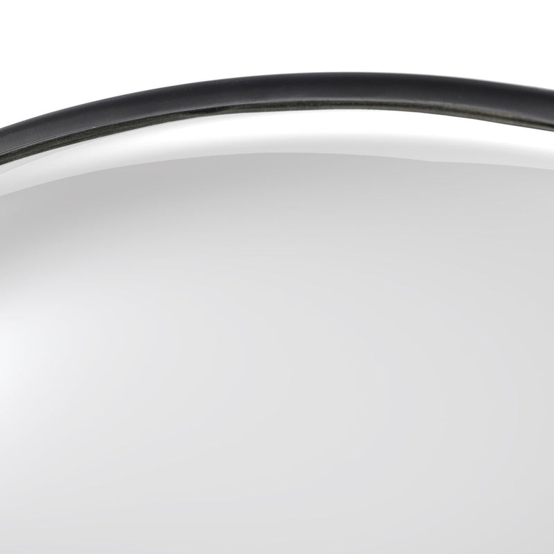 Convex Wall Mirror - Iron Matte Black