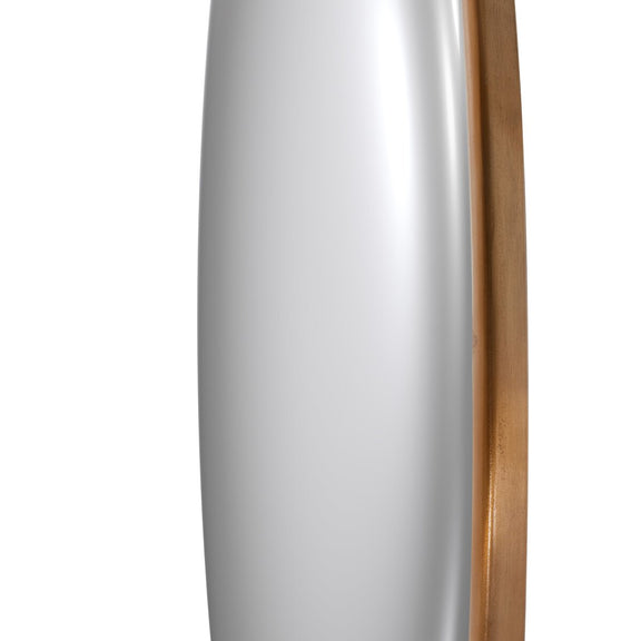 Convex Wall Mirror - Vintage Brass