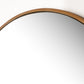 Convex Wall Mirror - Vintage Brass