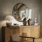 Convex Wall Mirror - Vintage Brass