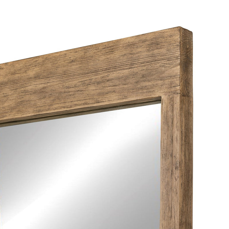 Ledge Floor Mirror - Distressed Light Pine