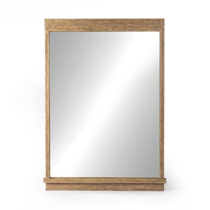 Ledge Floor Mirror - Distressed Light Pine