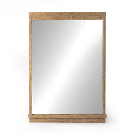 Ledge Floor Mirror - Distressed Light Pine