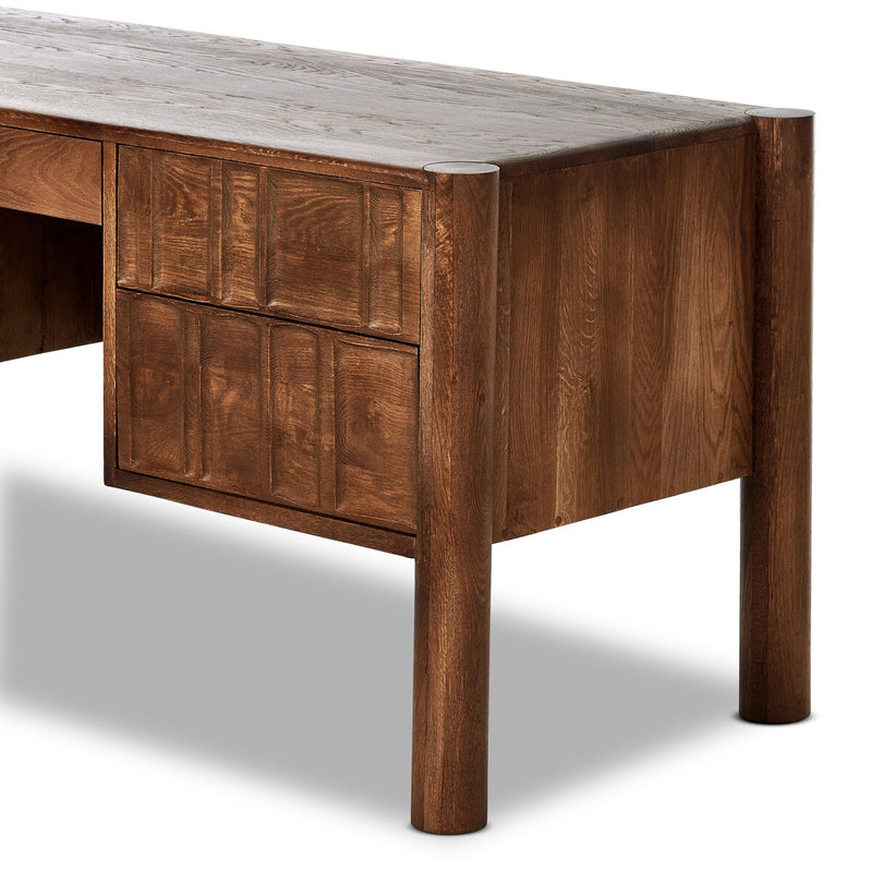 Ezri Desk - Cocoa Oak