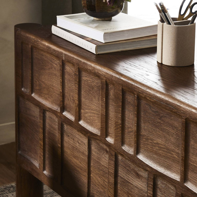 Ezri Desk - Cocoa Oak
