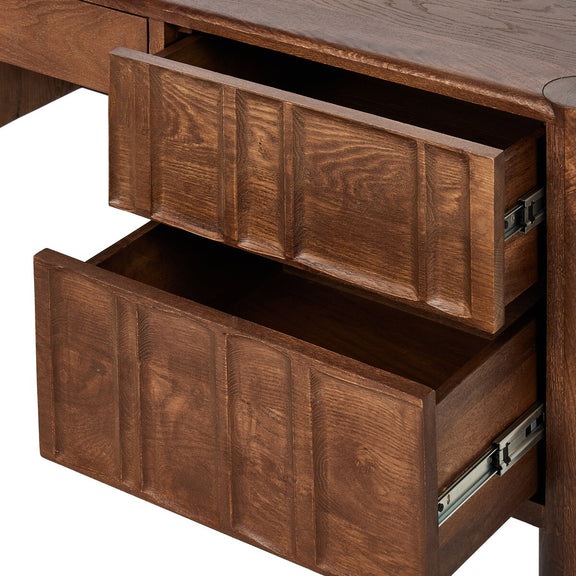 Ezri Desk - Cocoa Oak