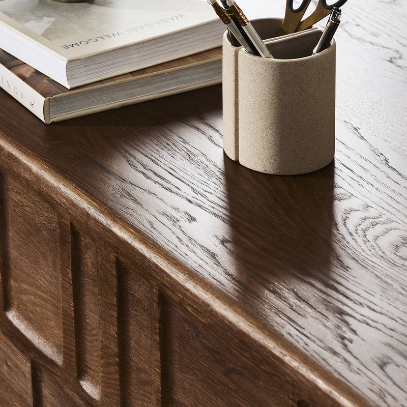 Ezri Desk - Cocoa Oak
