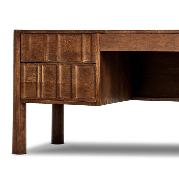 Ezri Desk - Cocoa Oak