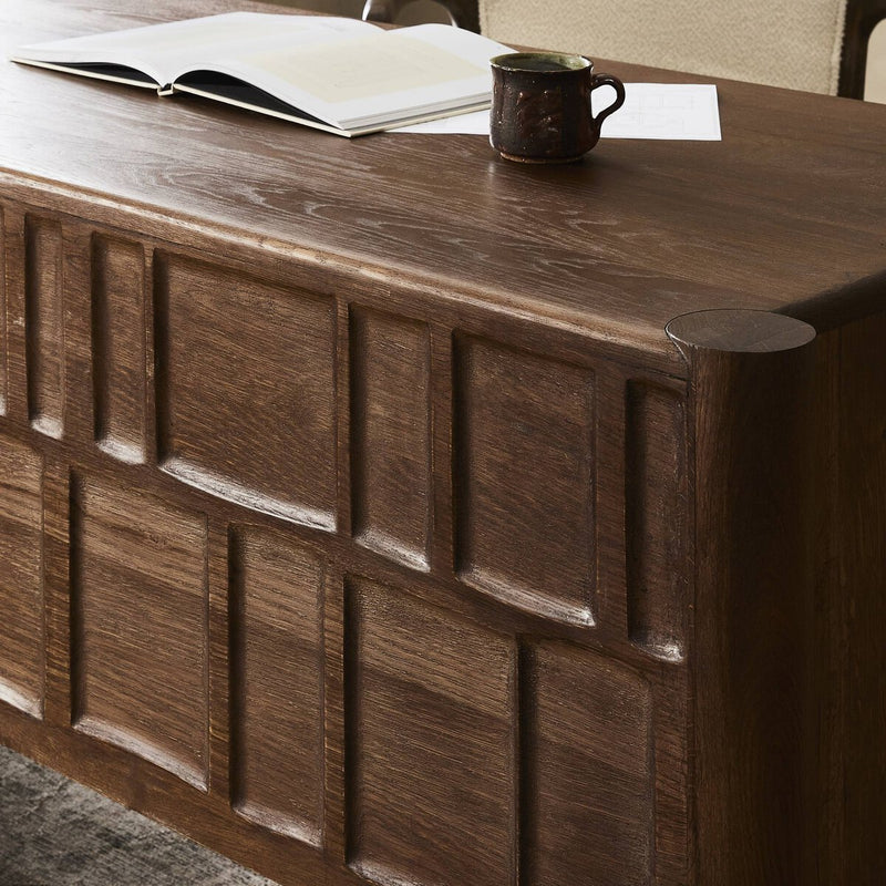 Ezri Desk - Cocoa Oak