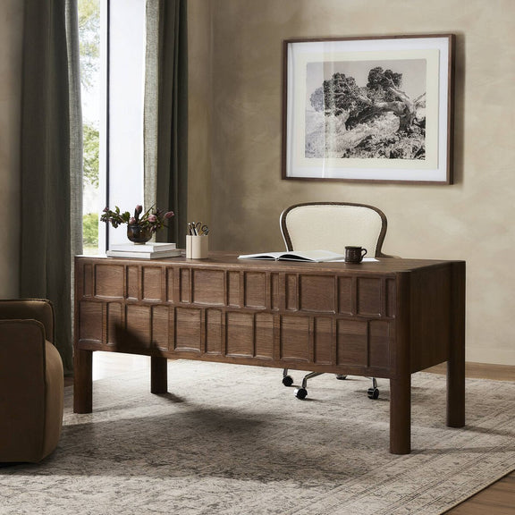 Ezri Desk - Cocoa Oak