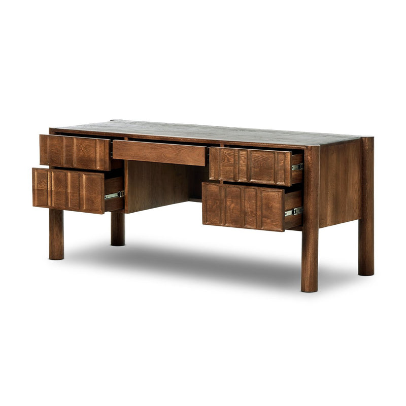 Ezri Desk - Cocoa Oak