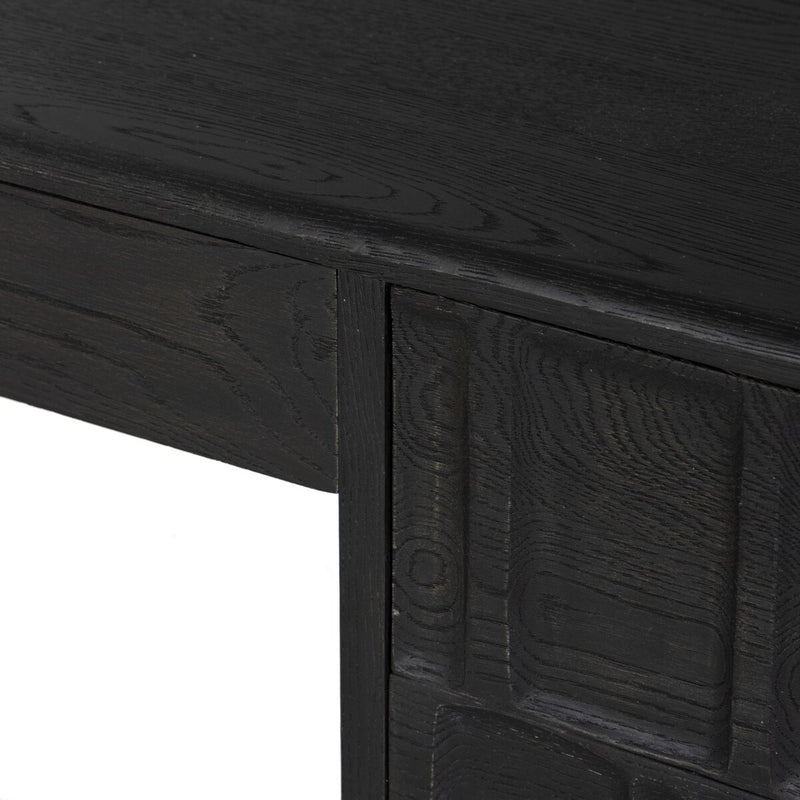 Ezri Desk - Black Oak