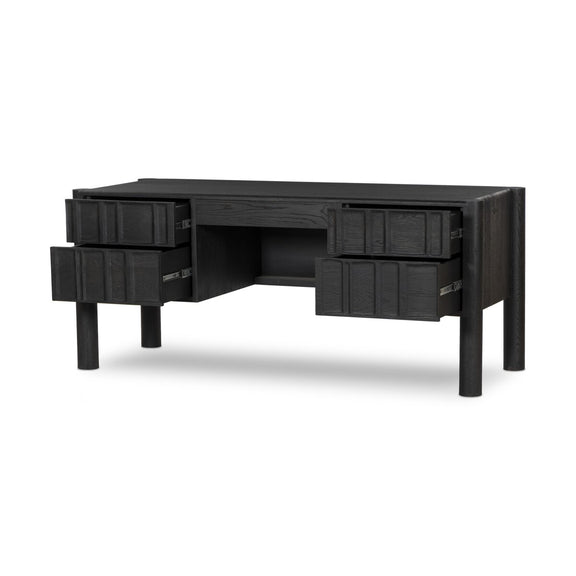 Ezri Desk - Black Oak