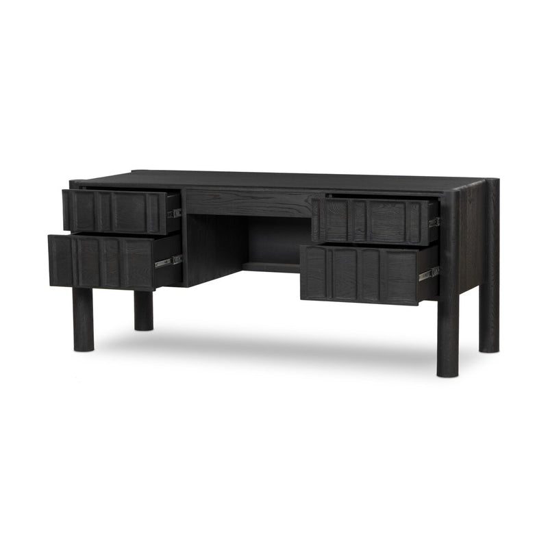 Ezri Desk - Black Oak