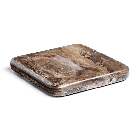 Rossi Catchall - Rocky Brown Marble