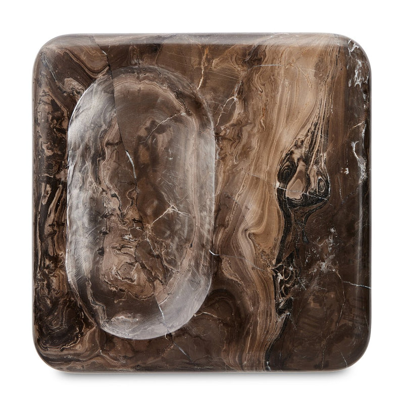 Rossi Catchall - Rocky Brown Marble