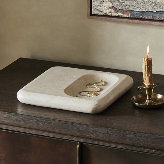 Rossi Catchall - Cream Marble