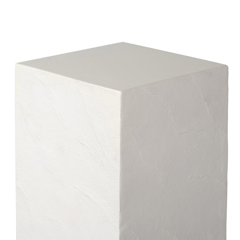 Corian Outdoor Pedestal - Plaster Molded Concrete
