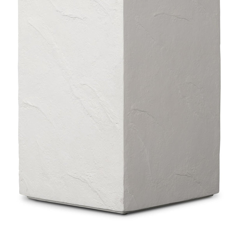 Corian Outdoor Pedestal - Plaster Molded Concrete