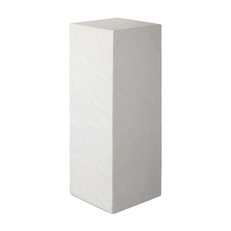 Corian Outdoor Pedestal - Plaster Molded Concrete