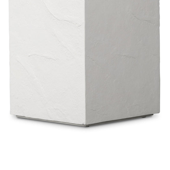 Corian Outdoor Pedestal - Plaster Molded Concrete