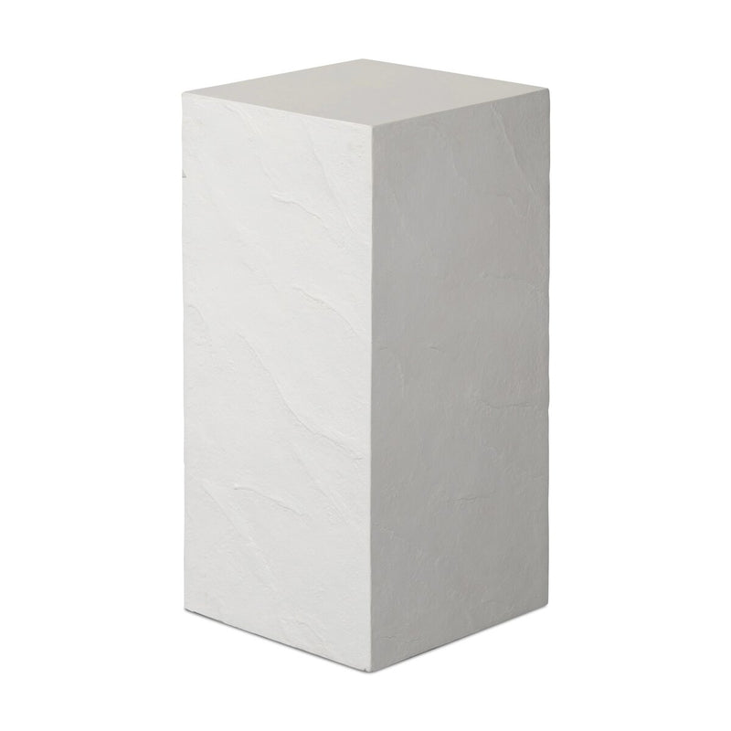 Corian Outdoor Pedestal - Plaster Molded Concrete