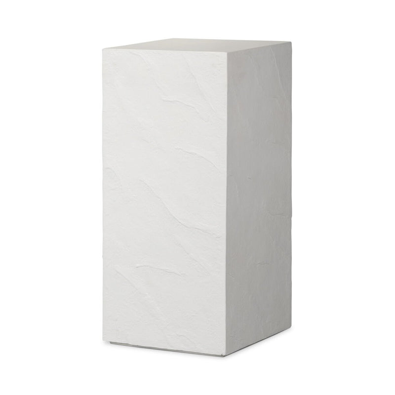 Corian Outdoor Pedestal - Plaster Molded Concrete