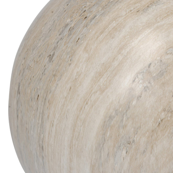 Mairo Sphere - Natural Grey Faux Marble
