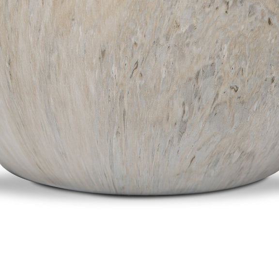Mairo Sphere - Natural Grey Faux Marble