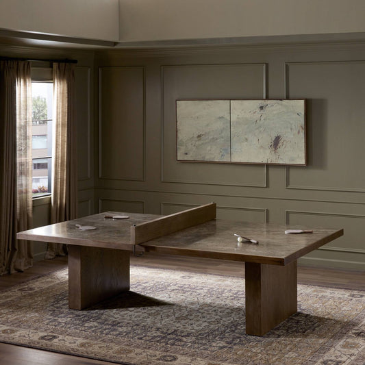 Bato Ping Pong Table - Fawn Oak