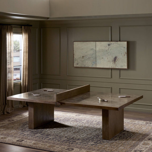 Bato Ping Pong Table - Fawn Oak
