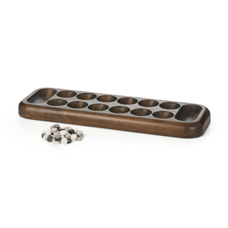 Mancala Board - Grey Tobacco Oak