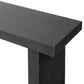 Huesca Outdoor Console Table - Distressed Graphite Concrete