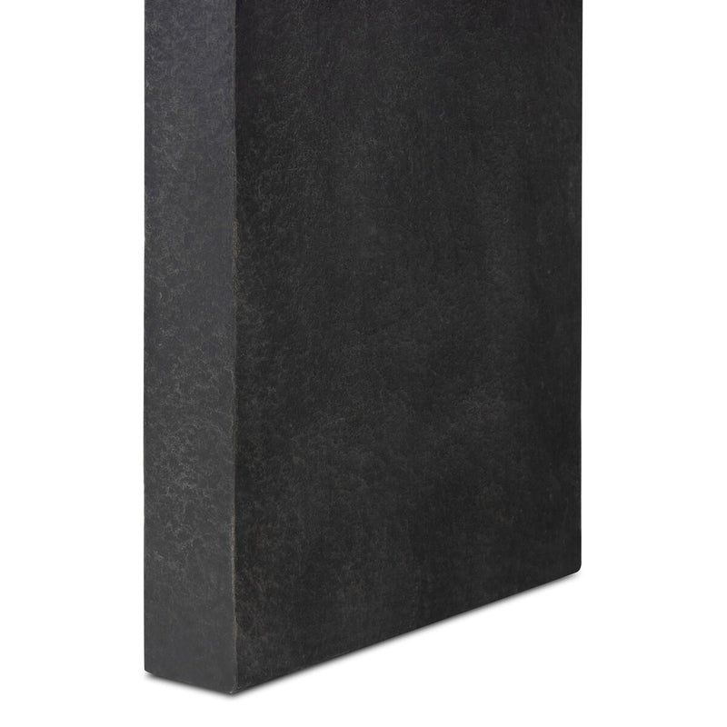 Huesca Outdoor Console Table - Distressed Graphite Concrete