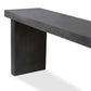 Huesca Outdoor Console Table - Distressed Graphite Concrete