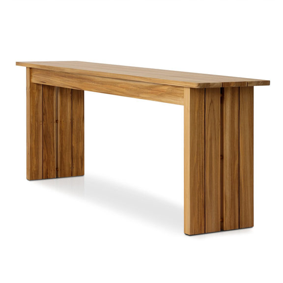 Chapman Outdoor Console Table - Natural Teak-fsc