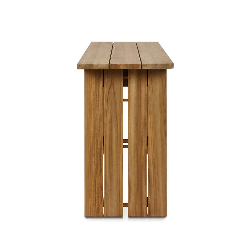 Chapman Outdoor Console Table - Natural Teak-fsc