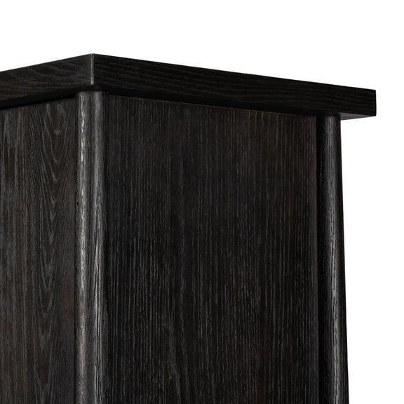 Renaud 3-Door Cabinet - Charcoal Oak