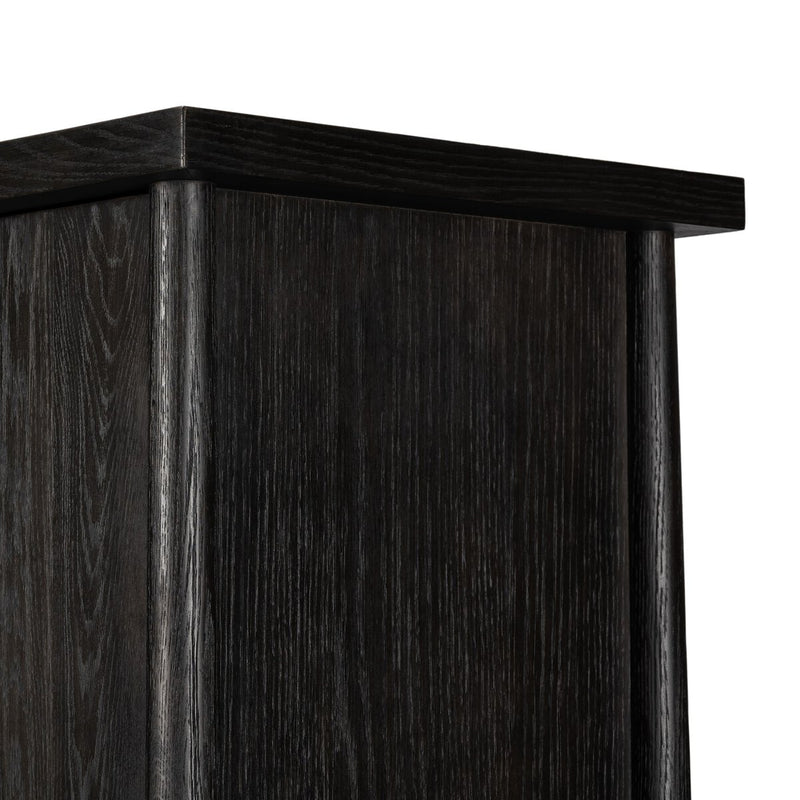 Renaud 3-Door Cabinet - Charcoal Oak